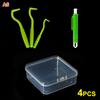 Tick Remover Tool Set Portable with Storage Case Safe Painless Removal for Dogs Cats Outdoor Hiking Travel Use