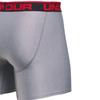 Under Armour Original Boxerjock 6 Inch Solid Fit Boxer Briefs Men Underwear Gray 1277238-025