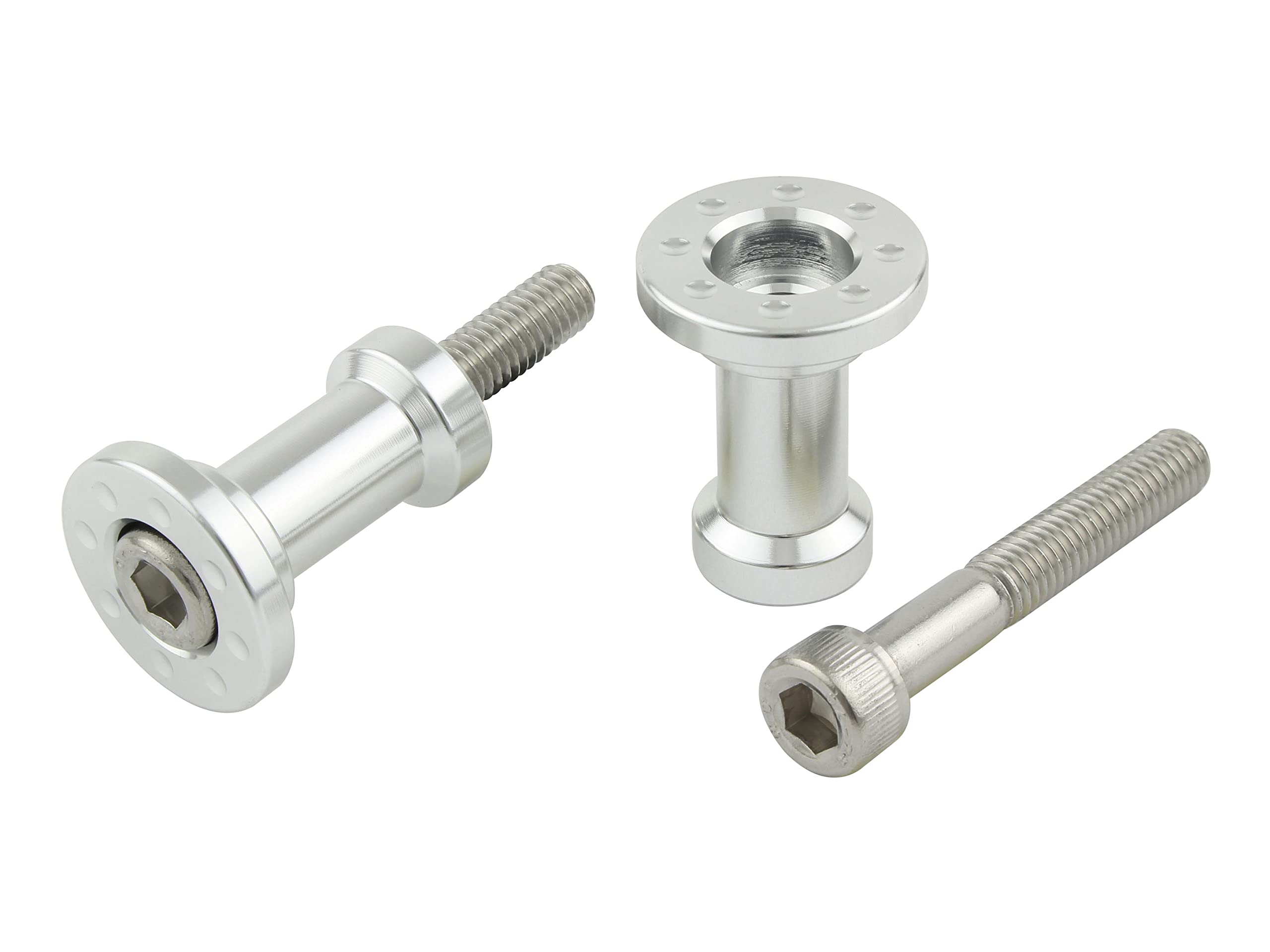 

POSH FAITH Motorcycle Supplies Aluminum Touring Loading Hook M6 Long M6 серебряный