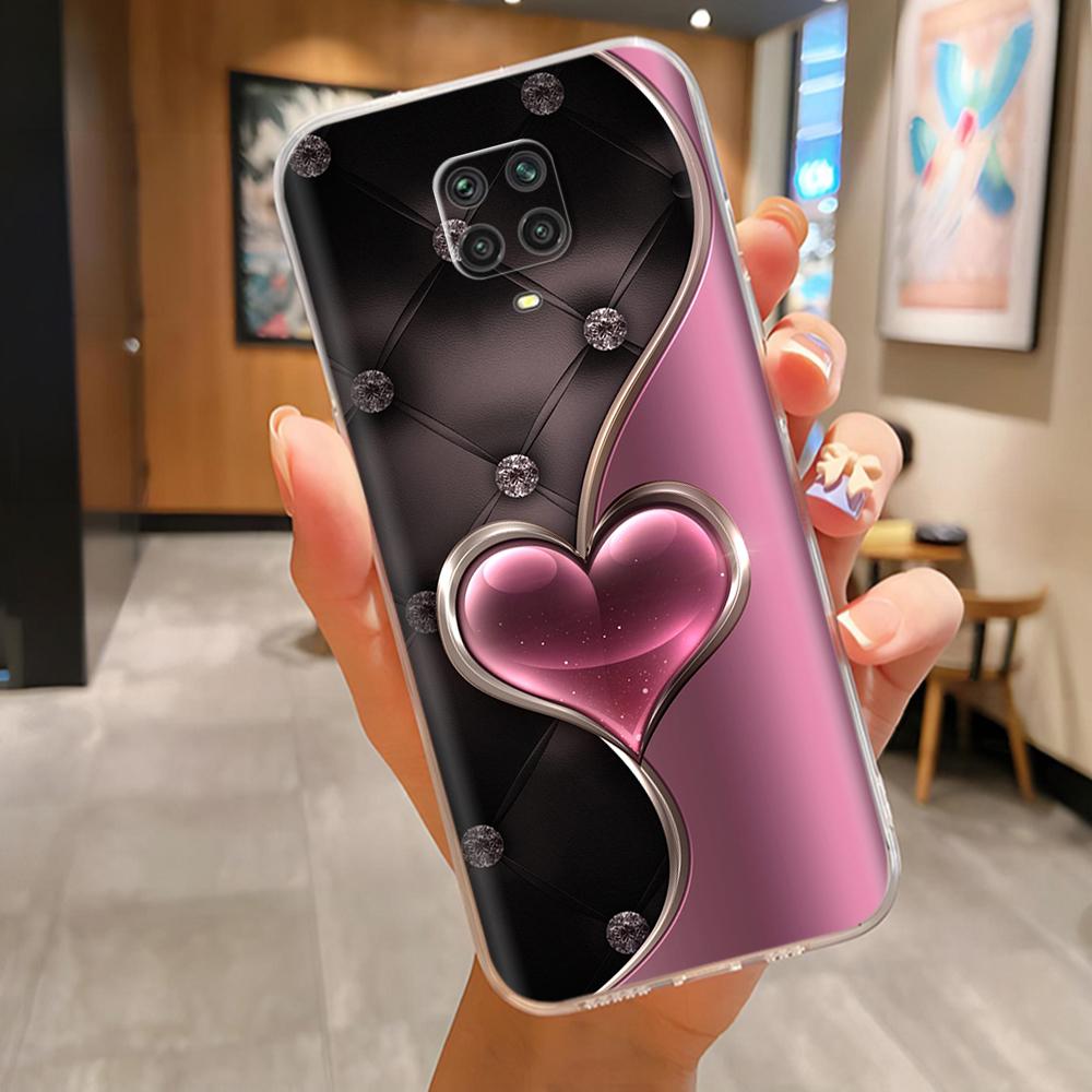 For Redmi Note 9S Phone Case Butterfly Patterns Soft TPU Clear Silicone Cover For Xiaomi Redmi Note 9 Pro Redmi Note 9 Pro Max