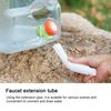 Tubo de Extensión para Grifo Portátil Accesorios para Cubo de Agua Manguera Extensora Flexible para Grifo Alargador Aspersor para Acampada al Aire Libre