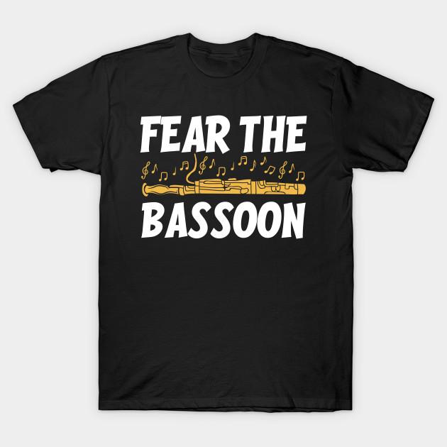 

Men Black Print T-shirt Fear The Bassoon No-Cut Transfer Paper Print Cotton Tshirt L чорний