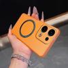 Magnetic Semi‑Transparent Matte Phone Case for OPPO Reno13 5G Soft TPU Shockproof Cover