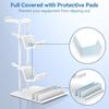 KDD Headphone Stand Game Controller Holder Headset Holder Desk Earphone Stand with Aluminum Support Bar Universal Storage Organizer for Phones &