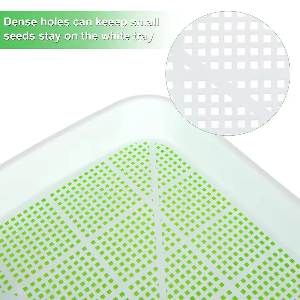 3/1PCS Plastic Grow Nursery Pots Vegetable Soilless Nursery Trays Seed Germination Tray Seedling Sprout Plate Garden Supplies