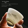 Minguan Chinese Ceramic Ink Wash Portable Travel Tea Set