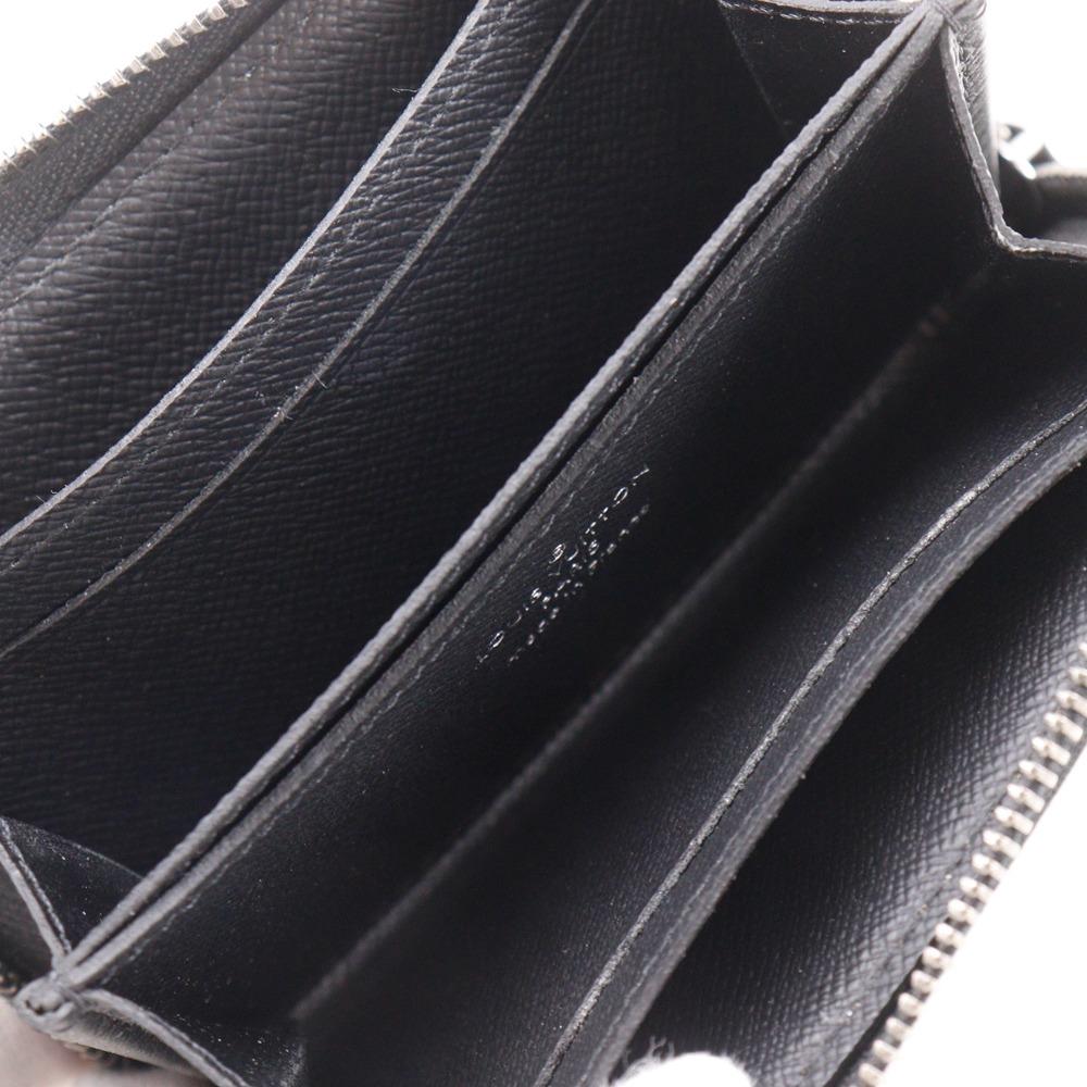 LOUIS VUITTON Zippy Coin Purse Vertical Coin Purse M81662 Monogram Eclipse black PVC mens Used