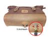LONGRIDE Heritage Saddlebag Brown CUS133WBRO Roll-Top (9.5L)