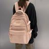 Zaino Versatile E Alla Moda Di Colore Unito Per Studenti Delle Scuole Medie E Superiori Leggero E Durevole