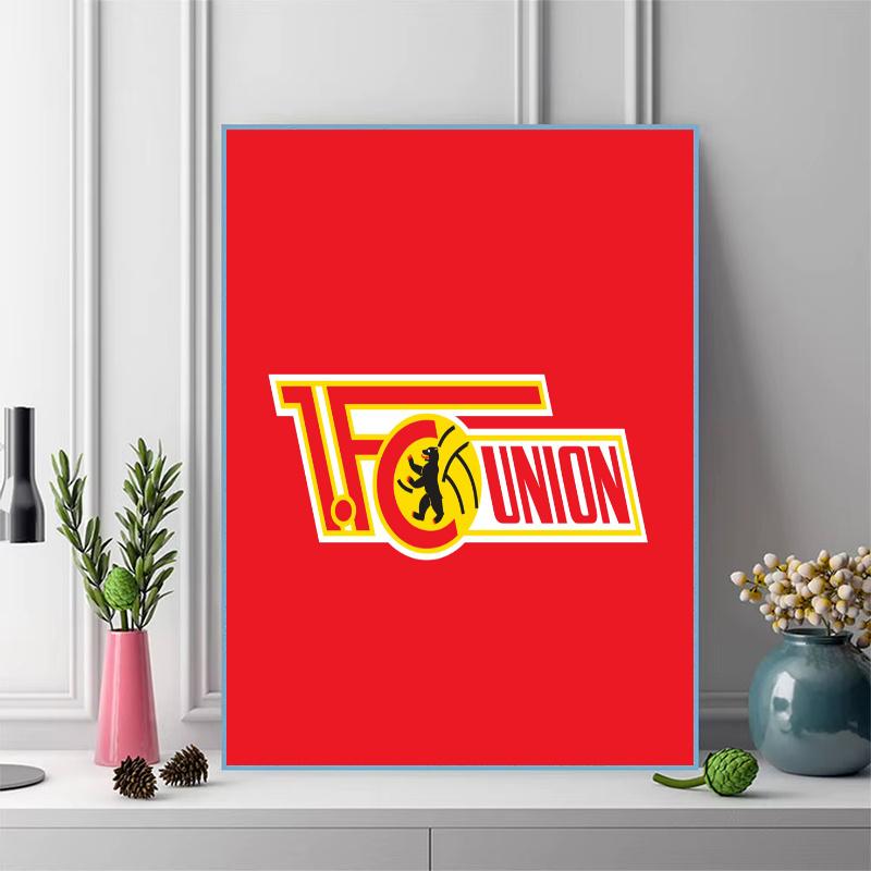 Union Berlin FC Pattern 3pcs 100% Round Full Drill 5D DIY Diamond Painting Embroidery Cross Stitch Rhinestone Décor