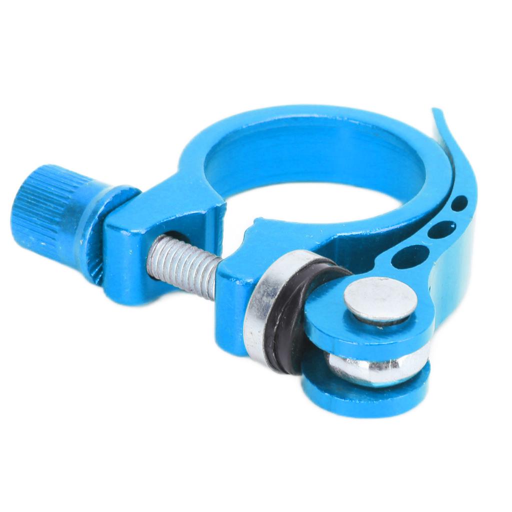 Sattelstützklemme Aluminiumlegierung Schnellspanner Sattelrohrklemme für Mountainbikes 3cm