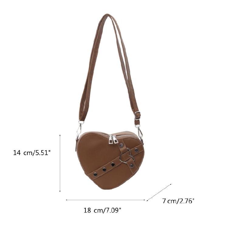 Rivet Shoulder Bags for Women Girl Fashion Bags Leather Bag