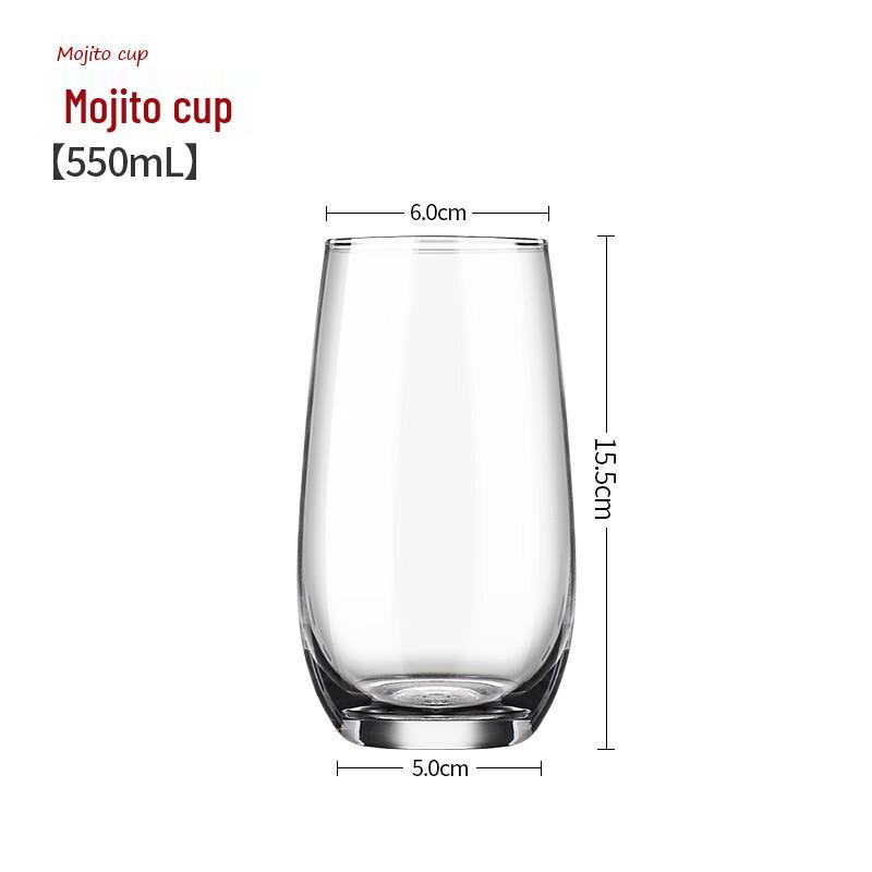 MDNG Glass Cocktail & Mojito Glasses Set