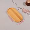 Multi Bamboo Tray Wood Saucer Flower Pot Tray Cup Pad Coaster Plate For Kitchen Decorative Plate Creative Coaster Coffee Cup Mat