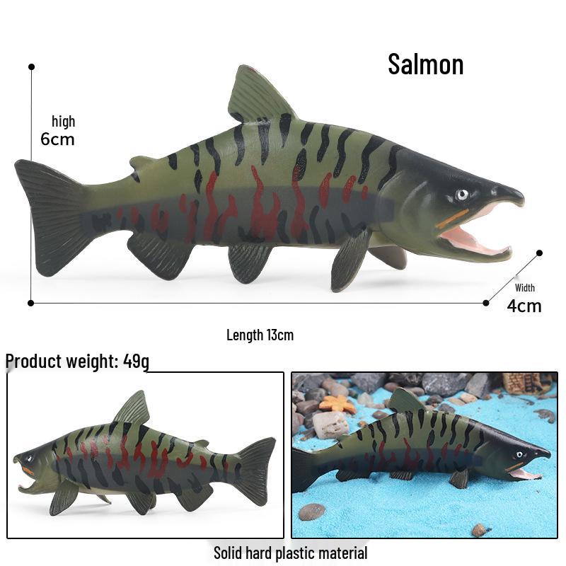 Ocean Wildlife Simulation Toy Set: Sea Turtle, Shark, Whale, Sea Lion, Tiger Shark, Manta Ray, Seal, Grouper.