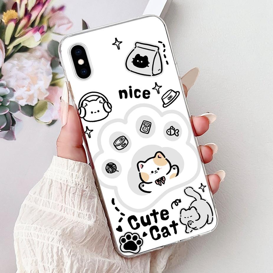 For Apple iPhone X XR XS Max Case New Luxury Painted Cover Soft Slim Phone case For iPhone XS Max iPhoneX iPhoneXR Fundas Bumper