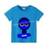 2025 New Sprunki Baby T-shirts for Children Cute Cartoon Figure Graphic Boy Sports Short Sleeves Cotton Tops Fashion Kid Clothes
