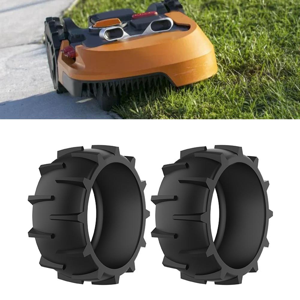 1/2pcs Natural Rubber Anti-Slip Wheels For Dreame A1 For A2 Mowers Traction Shock-Absorbent Lawn Mower Replacement Wheels