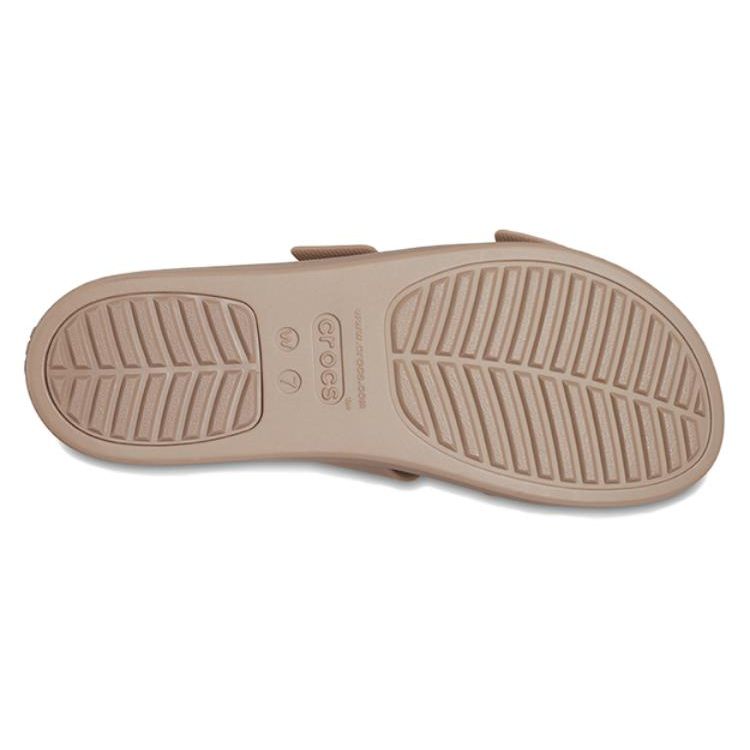 Crocs Simple One-Strap Sandals Women Footwear Khaki 207431-2Q9