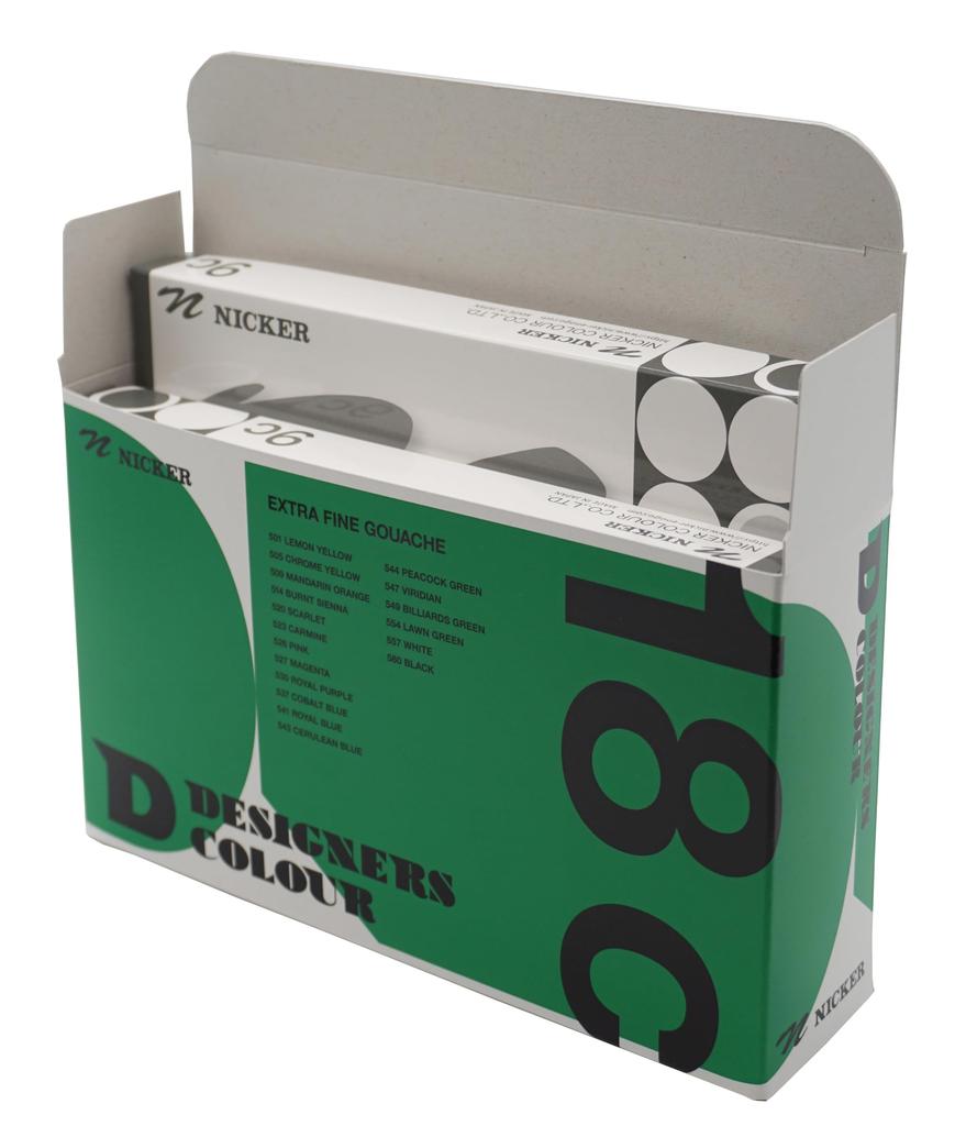 Nicker Color Watercolor Paint Designer Color 18 Color Set N 20ml DC20ML18N (No. 6)