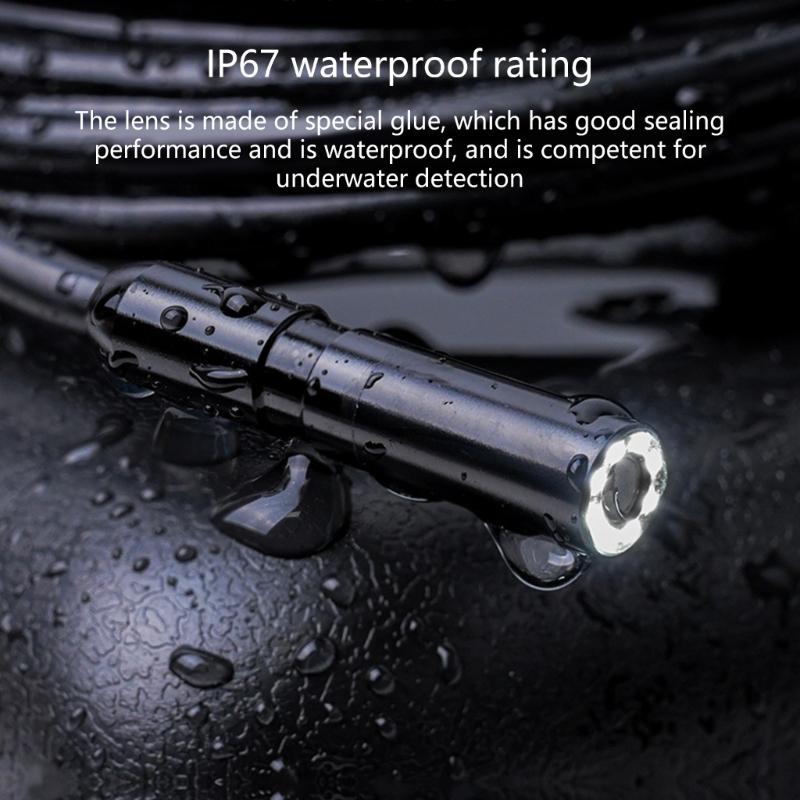 Ergonomic Industrial Endoscope Camera 4.3inch Screen ABS Inspection Borescope for Home Appliance Vehicle Maintenance
