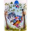 DIY Cat 5D Diamond Painting Full Round Drill Resin Animal Diamond Embroidery Cross Stitch Mosaic Kits Wall Art Home Decor Gift