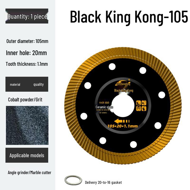 

Xinchengfeng Stone Cutting Disc for Angle Grinder – Dry Cut Blade for Jade, Tile, Marble