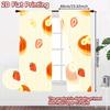 Set Of 2 Flat Printing Curtains Without Rod Fruity Pancake Delight April Fools Is Day Festival Fashion Durable Curtain Polyester