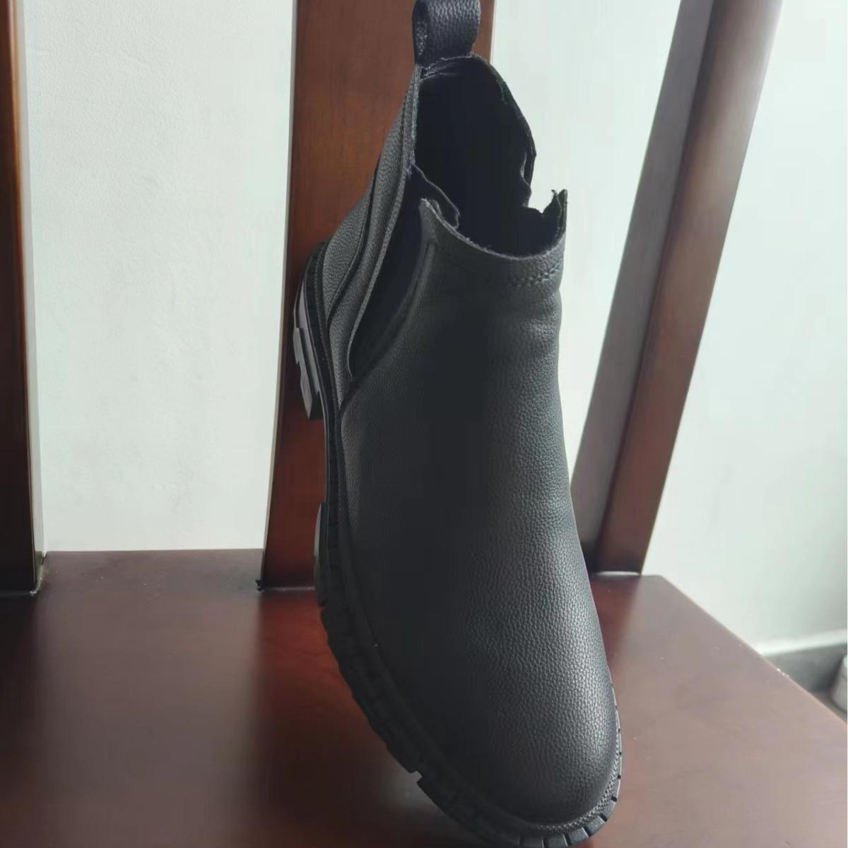 Осенние ботинки Модные мужские ботинки Натуральная кожа Tide Boots Bottom Новые мужские — фото 4