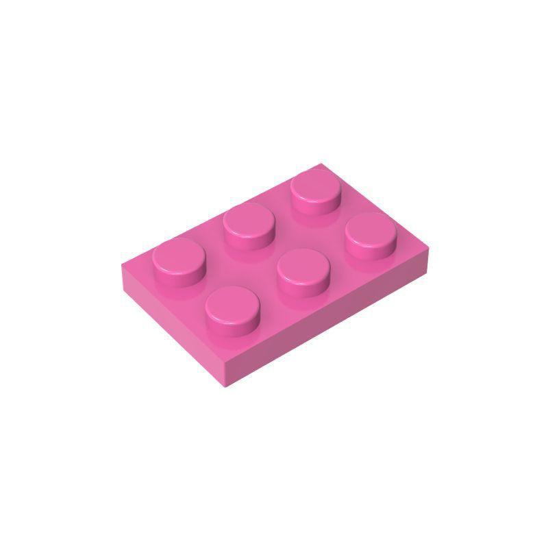 50 pezzi 3021 Mattoncino Piatto 2x3 Punti Giocattoli Per Edifici Tecnici Blocchi Giocattoli Per Bambini Compatibile Educativo Creativo Fai da Te MOC