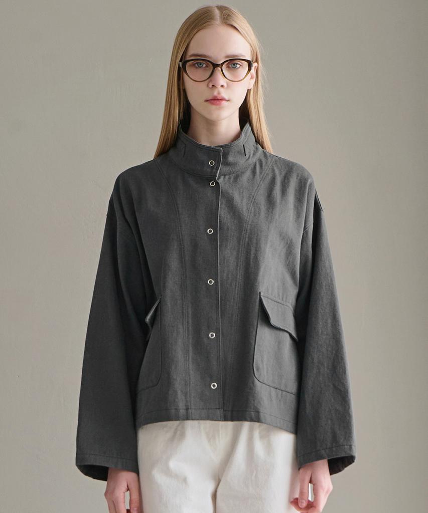Lusida Haflin Cotton Washed Jacket_2 Colors