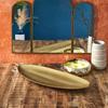 Leaf Decorative Tray 59 Cm Gold Made Of Leaf-Shaped Mdf