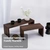 Wooden Tea Cup Holder, Wood Desktop Organizer, Teapot Display Stand, Kung Fu Tea Set Shelf Rack