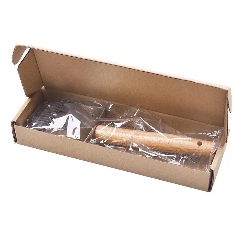 Wooden Handle 17-Needle Honeycomb Scraper: Multifunctional Stainless Steel Honey Harvesting Knife