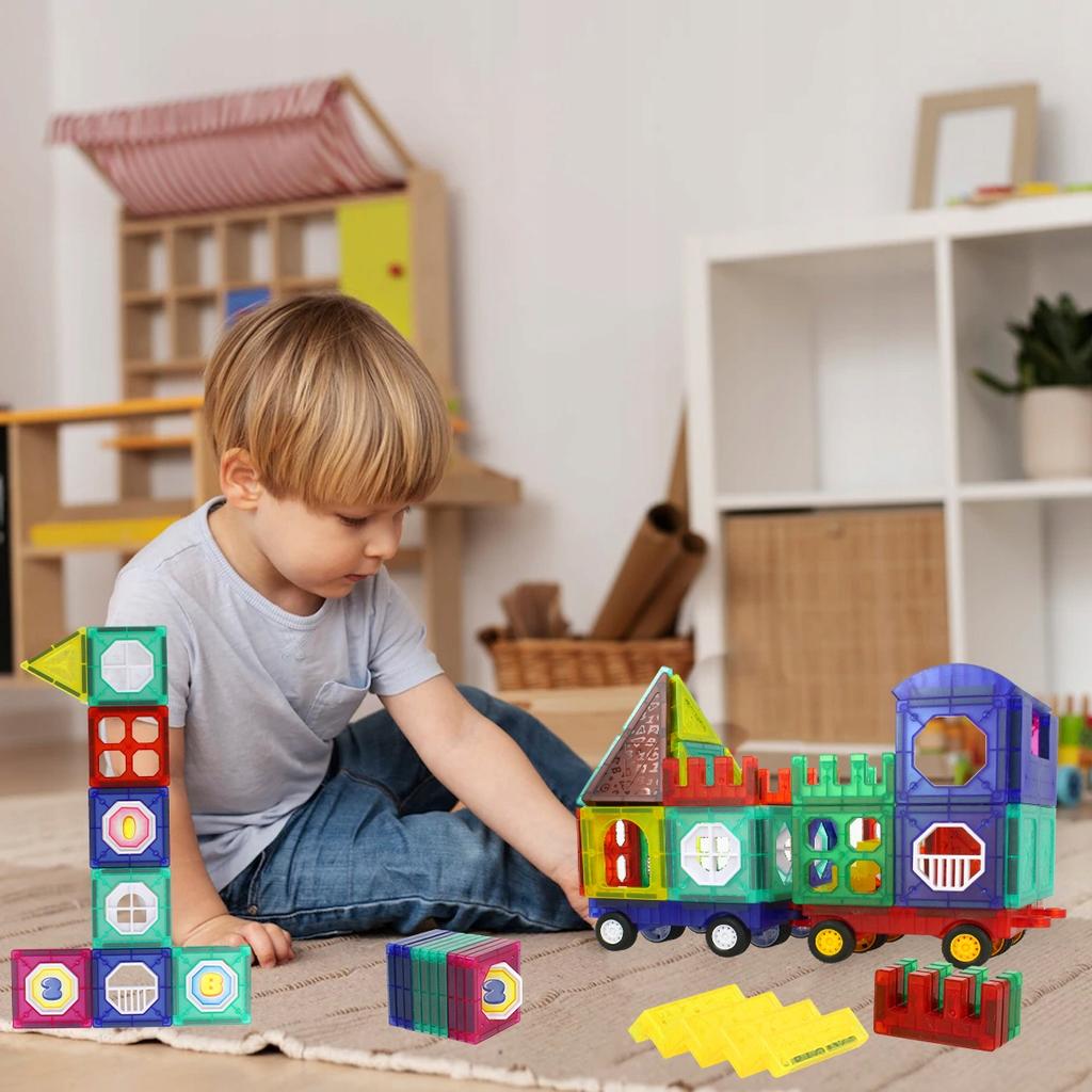 [PACK] Magnetic Blocks 72 pcs Car House U858