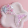 Colorful Glitter Seashell Fishtail Hair Clips for Cute Children's DIY Jewelry & Clothing Accessories