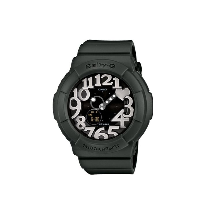 Casio Men's Black Baby-G Series Unique 3D Digital Scale Quartz Movet Resin Strap Watch Wo Watches Bga-134-3B2021