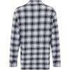 Calvin Klein Fashion Plaid Flannel Button-Down Collar Comfortable Pajama Top Men Tops Black White NM22025T9