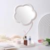 Portable Sunflower Vanity Mirror - Compact Desktop Beauty Mirror for Men and Women, Ideal for Bedrooms and Dorms.
