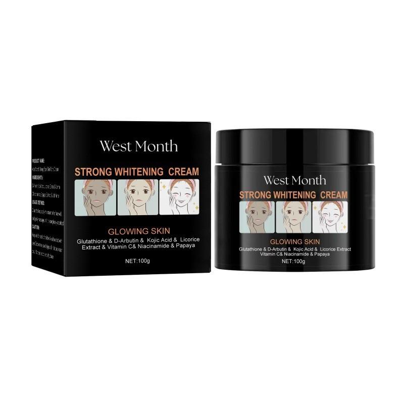 West Month Brightening Skin Care Set Moisturizing Cream And Body Lotion For Radiant Complexion Cream