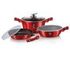 Berlinger Haus Bh-7050 Burgundy Pots And Pans Set