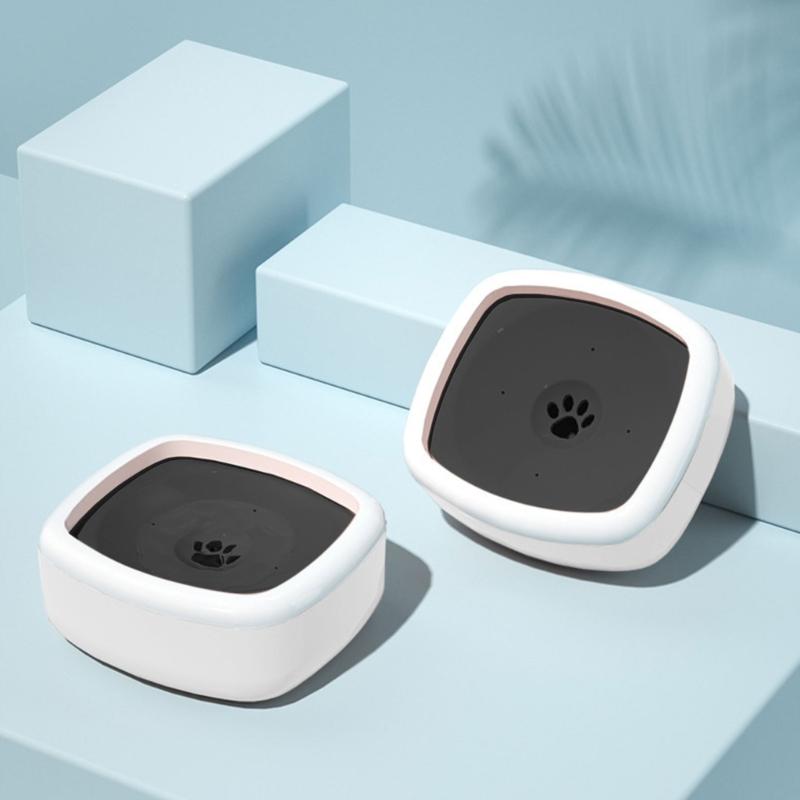 Cat Water Bowl Carried Floating Bowl Anti-overflow Slowing Water Feeder Dispenser Pet Fountain Plastic Dogs Supplies