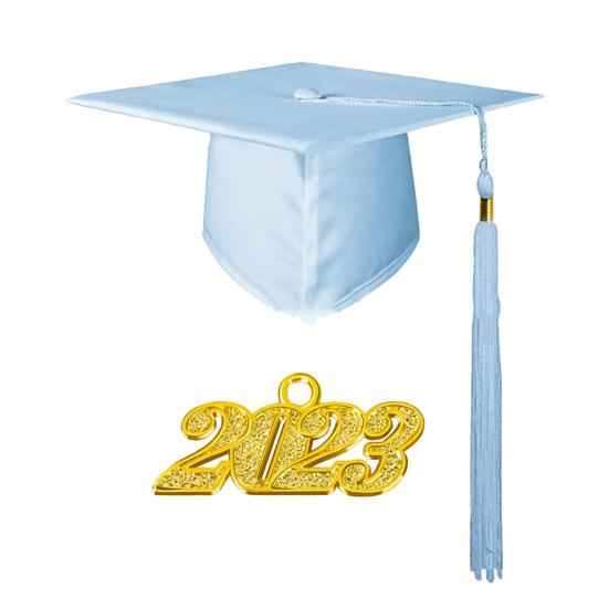 Academic Hat Reusable Tear-resistant with Tassel Adult Children Graduation Party Accessory