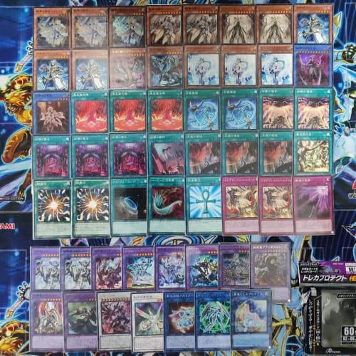 [Deck Sale] Summon Dragma Deck Casual Pre-built Deck with Sleeves: White Nadir of the Diabolical Guide, White Holy Corpse of the Diabolical Guide, Sai