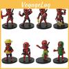 Deadpool Model Character Toys Cute Cartoon Living Room Tabletop Decor Dolls