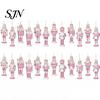 Small Wooden Pendants for Christmas Party Pink Nutcracker Hanging Ornaments Tree Decorations, Soldier Decorative Nutcrackers Living Room Home