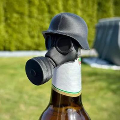 Bierflaschenkorken Weinstopfen Lustiger 3D-Druck Gasschutz Wein für Bierflaschen Einzigartiges Geschenk für Bierliebhaber