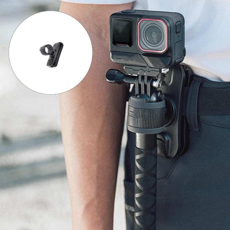Magnetischer Schnellverschluss aus Aluminiumlegierung Rucksackclip für die meisten Action-Kameras IPX4 Wasserdichtes Design