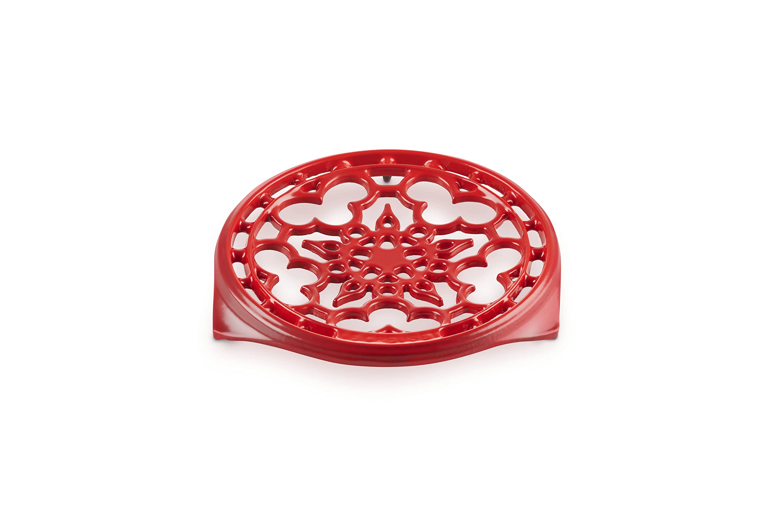 

Le Creuset Round Trivet Pot Stand 22cm Cast Enamel Cherry Red Japanese [Authorized Product]