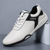 Men's Shoes New Spring and Summer Leather Soft Bottom Casual Shoes Men's Trendy Sports Flat Business White Shoes